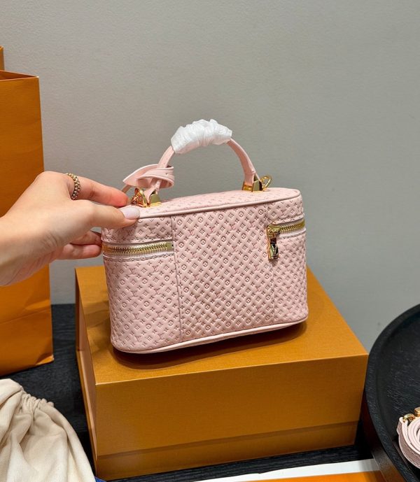 LV Vanity Chain Pouch Monogram Empreinte Pink Bag BC