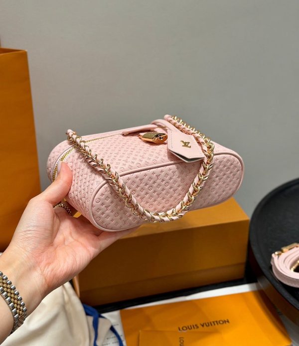 LV Vanity Chain Pouch Monogram Empreinte Pink Bag BC