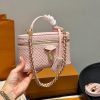 LV Vanity Chain Pouch Monogram Empreinte Pink Bag BC