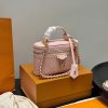 LV Vanity Chain Pouch Monogram Empreinte Pink Bag BC