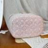 LV Nice Mini Monogram Emblème Pink Vanity Bag BC