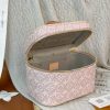 LV Nice Mini Monogram Emblème Pink Vanity Bag BC