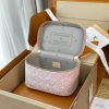 LV Nice Mini Monogram Emblème Pink Vanity Bag BC