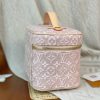 LV Nice Mini Monogram Emblème Pink Vanity Bag BC