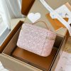 LV Nice Mini Monogram Emblème Pink Vanity Bag BC