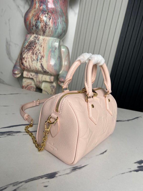 LV Speedy Bandoulière 20 Monogram Empreinte Pink Bag BC