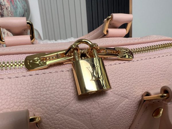 LV Speedy Bandoulière 20 Monogram Empreinte Pink Bag BC