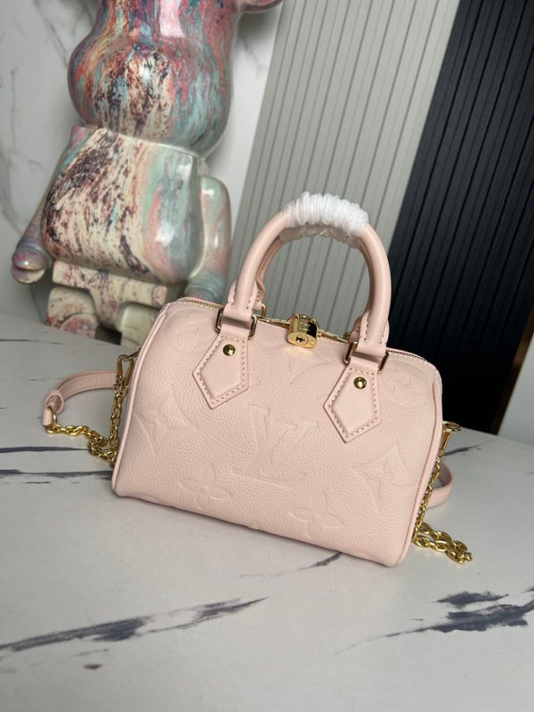 LV Speedy Bandoulière 20 Monogram Empreinte Pink Bag BC