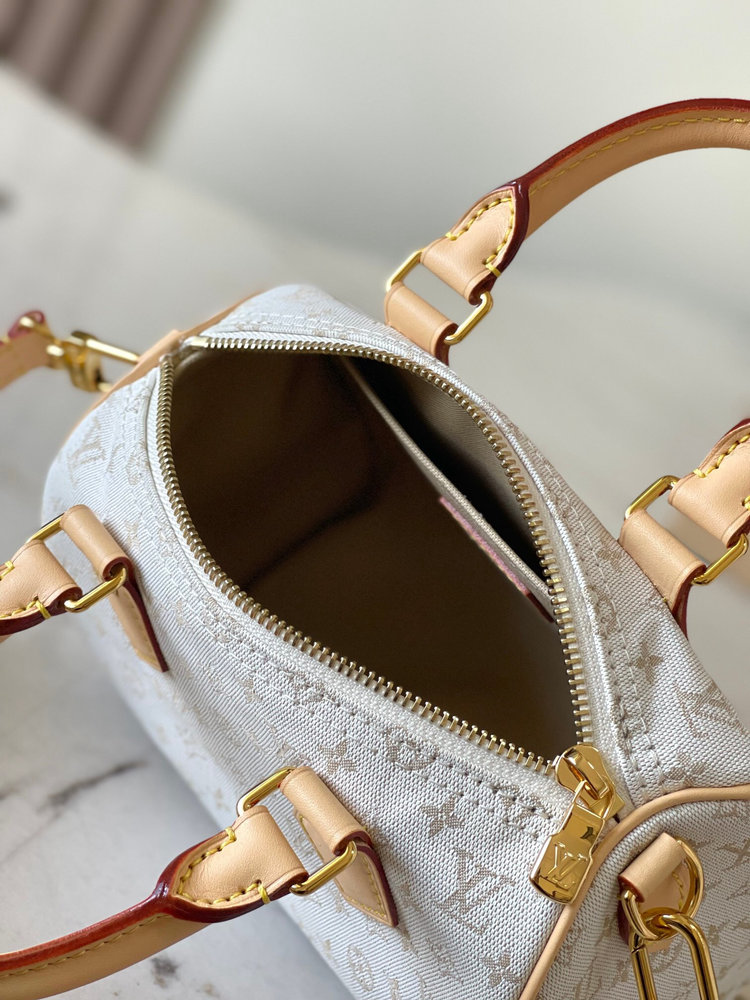 LV Speedy Bandoulière 20 Monogram Mini White Bag LV Speedy Bandoulière 20 Monogram Mini White Bag