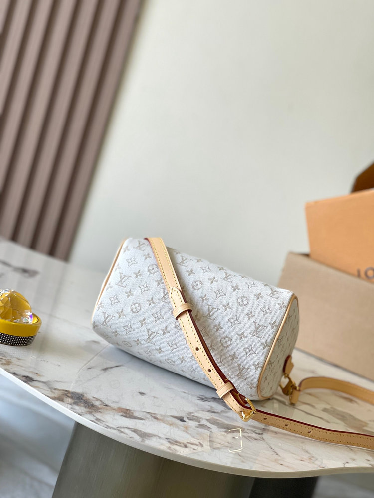 LV Speedy Bandoulière 20 Monogram Mini White Bag LV Speedy Bandoulière 20 Monogram Mini White Bag