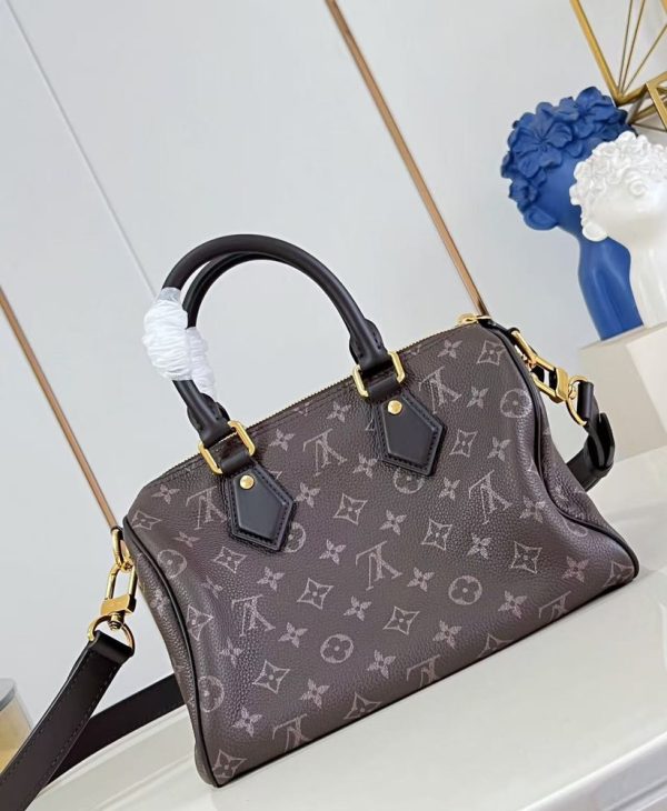 LV Speedy P9 Bandoulière 25 Monogram Coffee Brown Bag