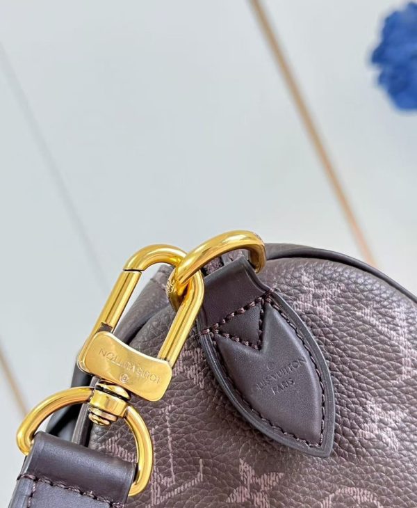 LV Speedy P9 Bandoulière 25 Monogram Coffee Brown Bag