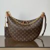 LV Loop Hobo Monogram Reverse Canvas Bag