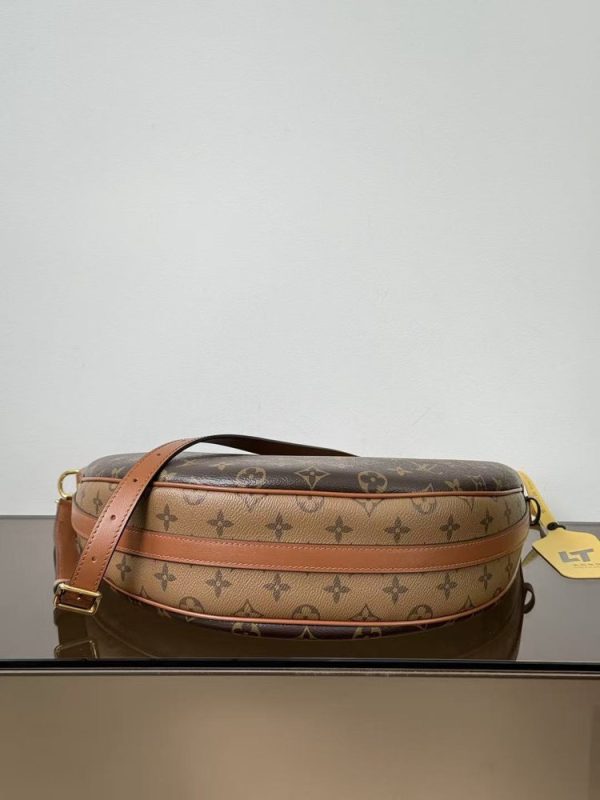 LV Loop Hobo Monogram Reverse Canvas Bag