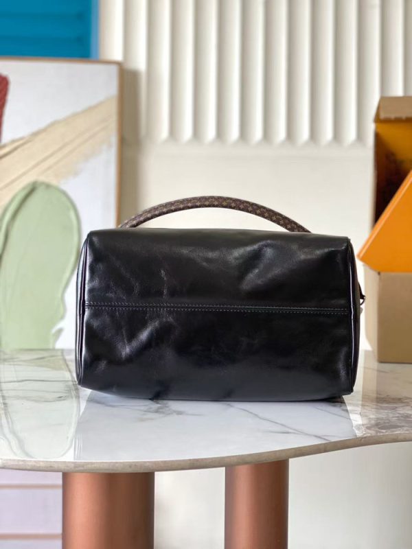 LV Speedy Soft 30 Black Leather Bag