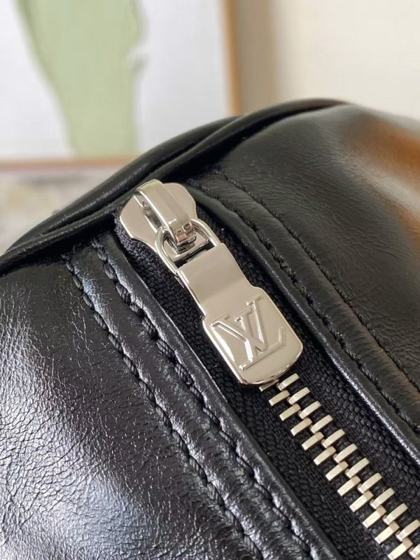 LV Speedy Soft 30 Black Leather Bag