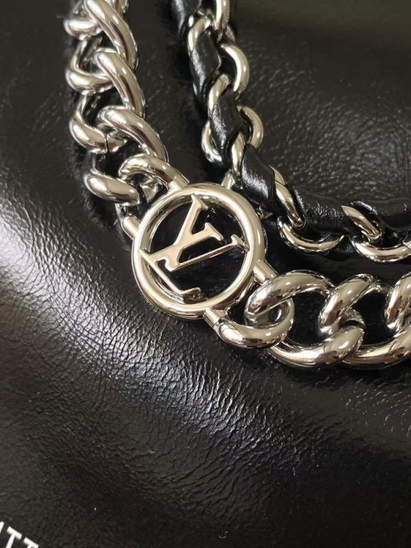 LV Speedy Soft 30 Black Leather Bag