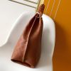 LV Carmel Mahina Leather Hobo Bag