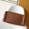 LV Carmel Mahina Leather Hobo Bag