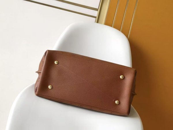 LV Carmel Mahina Leather Hobo Bag