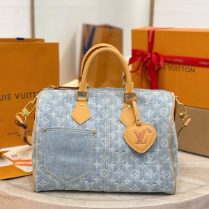 LV Speedy Soft Monogram Denim Bag BC