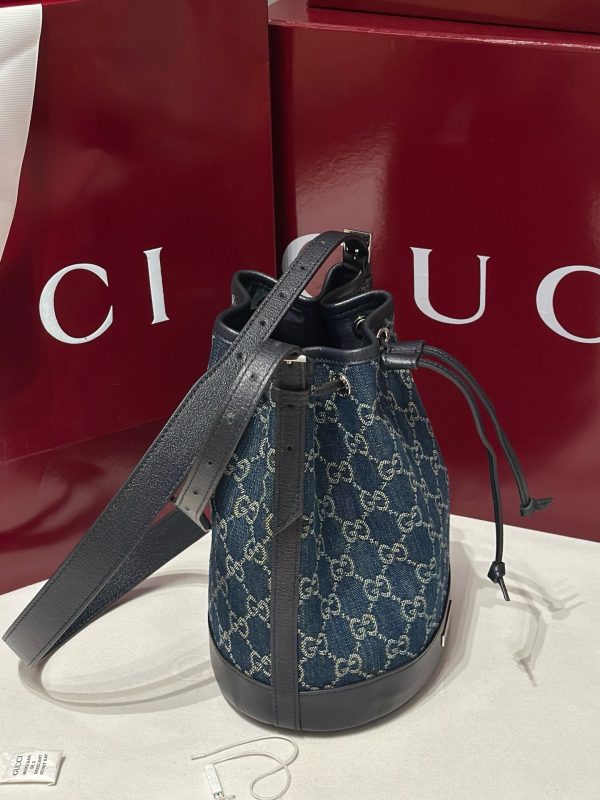 Luxe Style Fashion GG Canvas Mini Bucket Bag KK03750