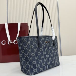 Luxe Style Fashion GG Tribeca Small Tote Bag Denim KK03850 4 7818587c