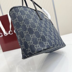 Luxe Style Fashion GG Tribeca Small Tote Bag Denim KK03850 6 b3a5911f