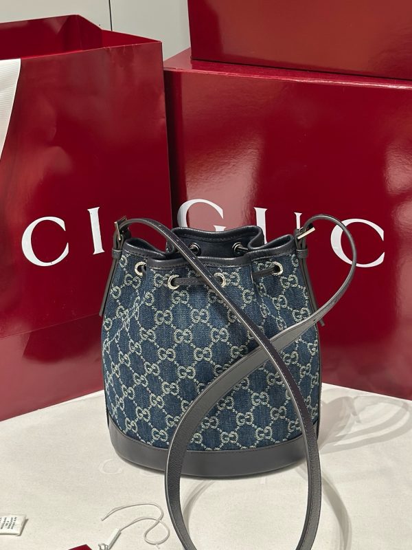 Luxe Style Fashion GG Canvas Mini Bucket Bag KK03750