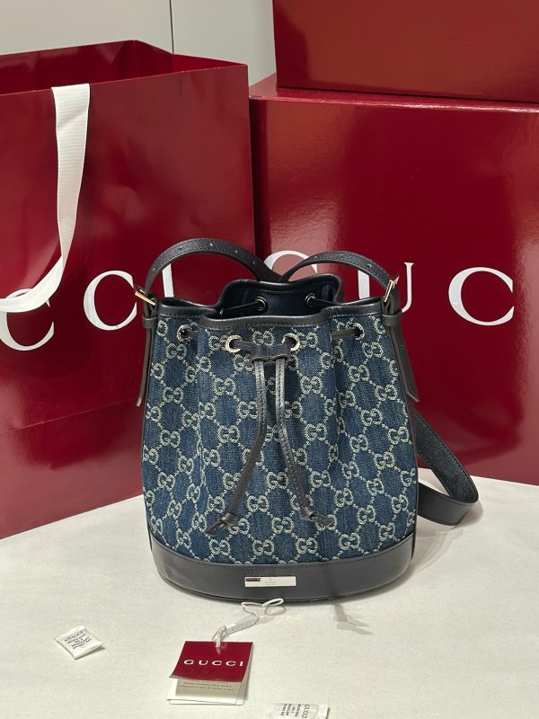 Luxe Style Fashion GG Canvas Mini Bucket Bag KK03750