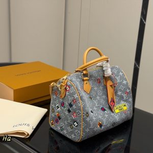 LV Speedy Acid Rain Monogram Denim Bag C2301950