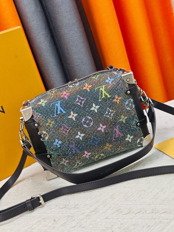 LV Side Trunk Rhinestone Monogram Bag M46907-M46358 BC LV Side Trunk Rhinestone Monogram Bag M46907-M46358 BC