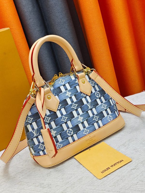 LV Alma Monogram Denim Woven Bag M28902-M53152 BC