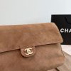 CN Suede Souplissimo Maxi Flap Bag QA CN Suede Souplissimo Maxi Flap Bag QA