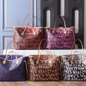 LV x Stephen Sprouse Monogram Graffiti Neverfull MM Bag M40995 BC