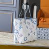 LV Neverfull MM Watercolor Monogram Canvas Bag M22980 BC