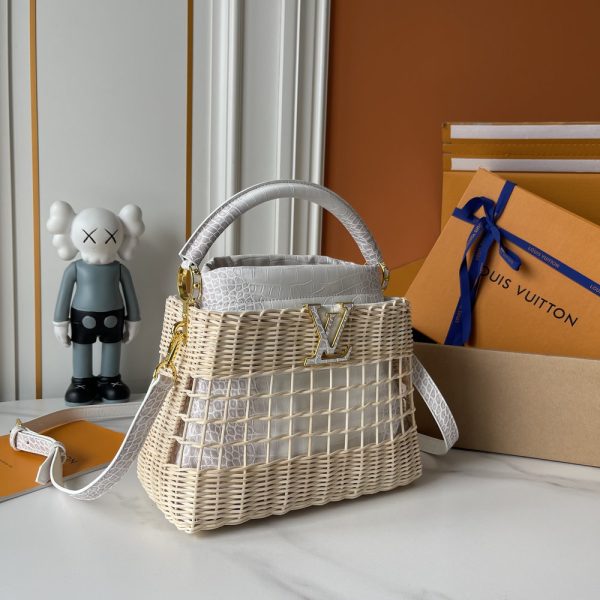 LV Capucines BB Wicker Bag M85481 BC
