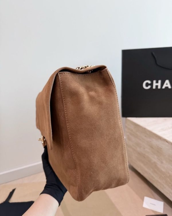 CN Suede Souplissimo Maxi Flap Bag QA CN Suede Souplissimo Maxi Flap Bag QA