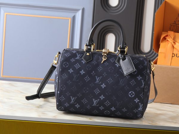 LV Speedy Bandouliere 25 Monogram Denim Bag M13345-M40390 BC LV Speedy Bandouliere 25 Monogram Denim Bag M13345-M40390 BC