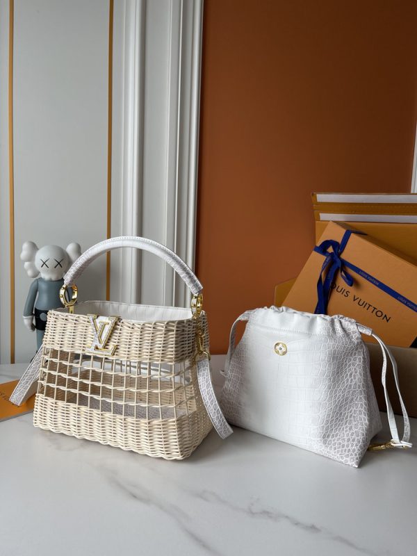 LV Capucines BB Wicker Bag M85481 BC