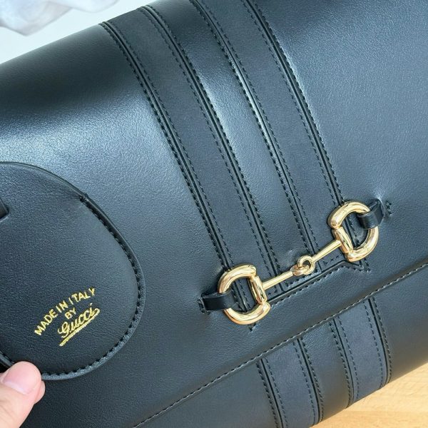 GG Paparazzo Top Handle Bag in Black Leather 875018 BC GG Paparazzo Top Handle Bag in Black Leather 875018 BC