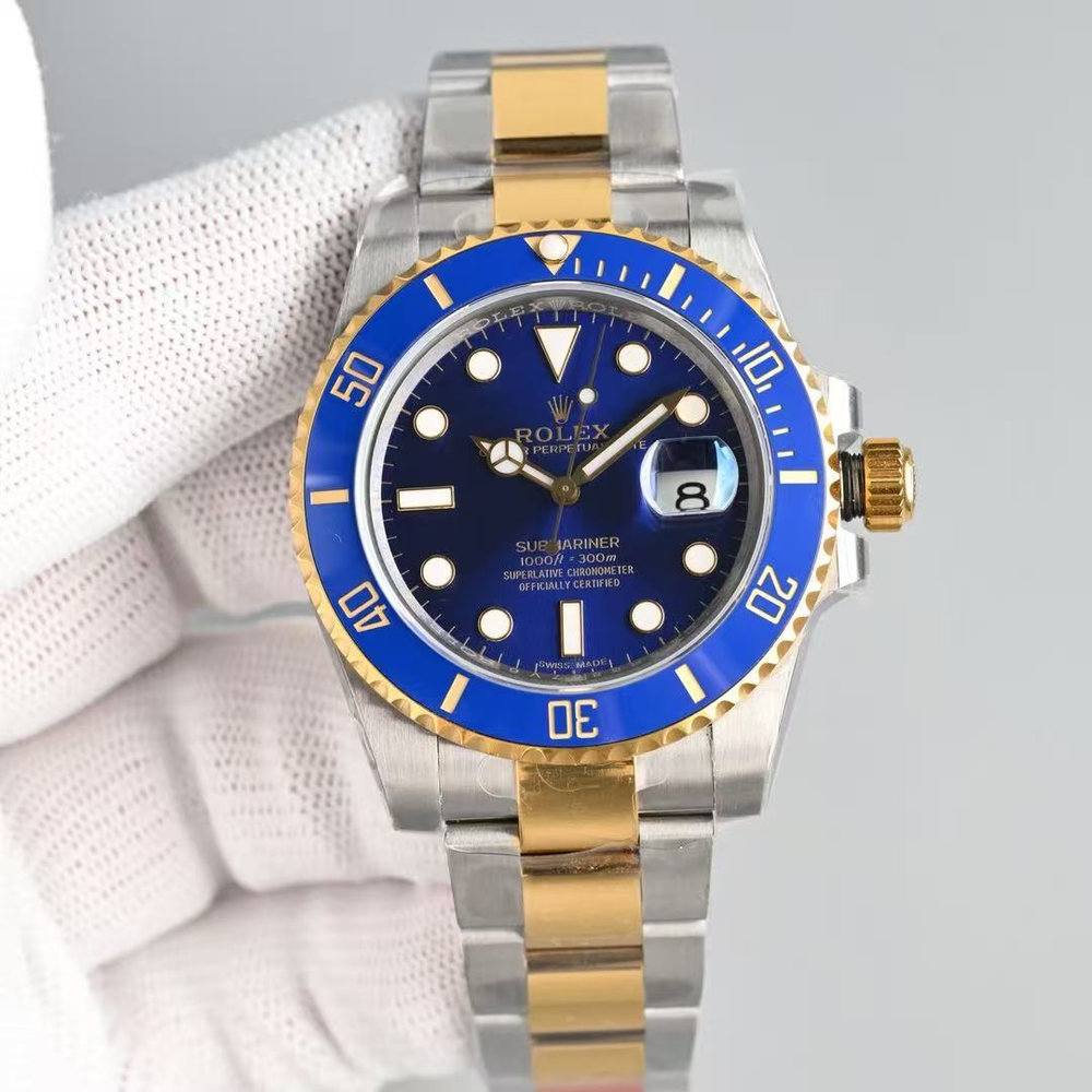 Rolex Submariner Date Blue Dial Watch
