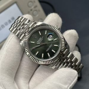 Rolex Datejust Green Dial Watch