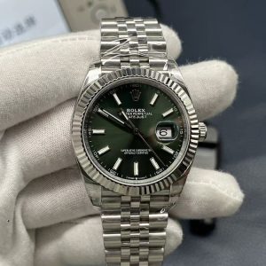 Rolex Datejust Green Dial Watch