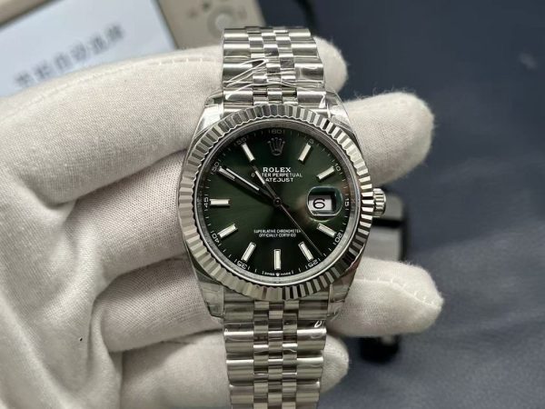 Rolex Datejust Green Dial Watch Rolex Datejust Green Dial Watch