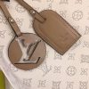 LV Carmel Mahina Hobo Cream Bag