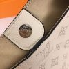 LV Carmel Mahina Hobo Cream Bag