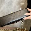 CN Classic Medium Double Flap Black Caviar Bag