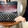 CN Classic Medium Double Flap Black Caviar Bag