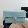 CN Suede Souplissimo Maxi Flap Bag QA CN Suede Souplissimo Maxi Flap Bag QA